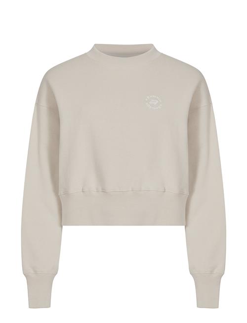 Se Röhnisch Cotton Cropped Sweatshirt Röhnisch Beige ved Booztlet