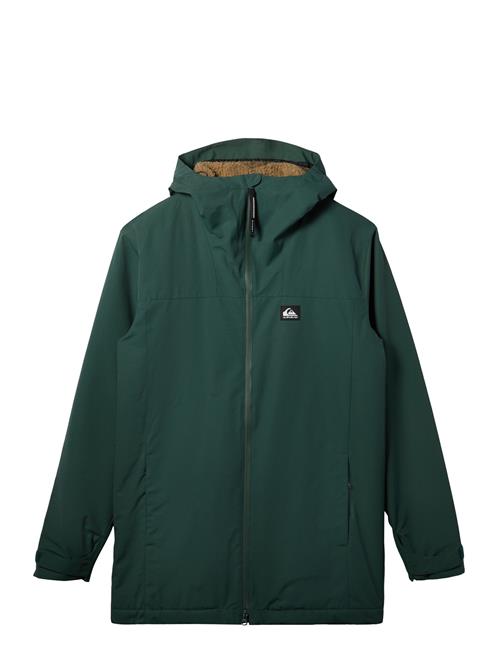 Se Overcast 3K Parka Quiksilver Green ved Booztlet