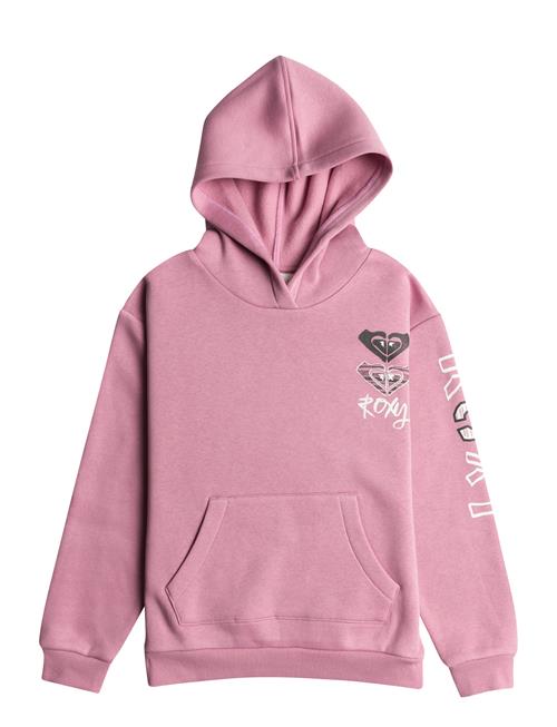 Se Roxy Surf Feeling Hoodie Brushed Roxy Pink ved Booztlet