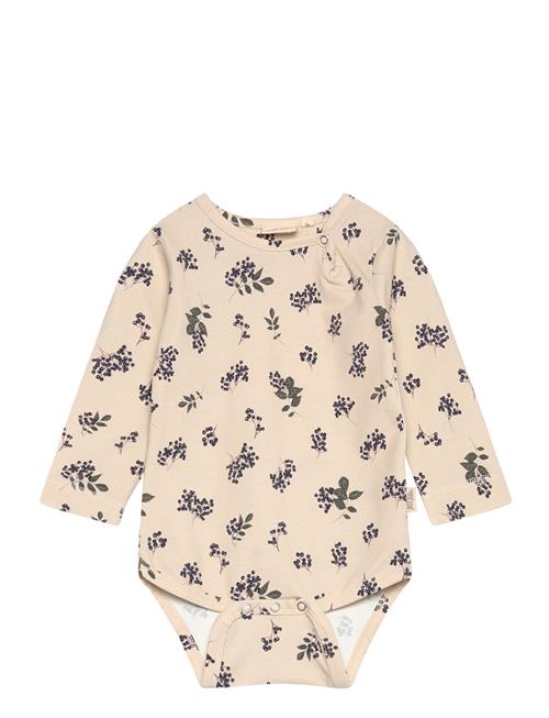 Petit Piao Body L/S Printed Petit Piao Beige