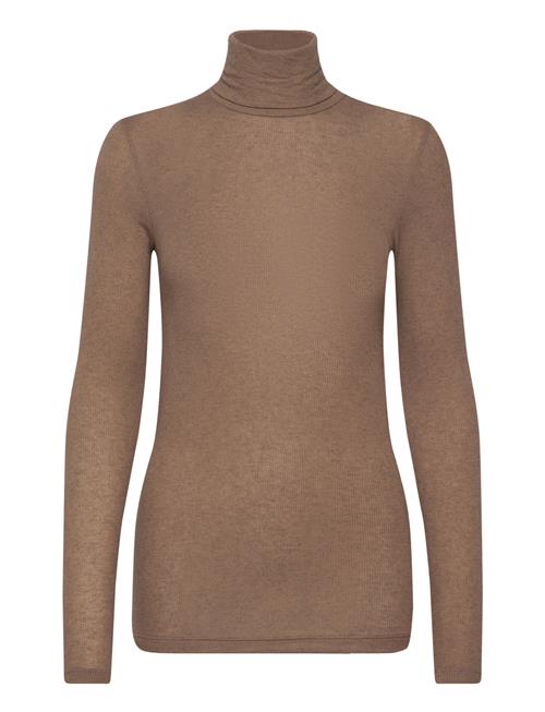 Angelabb Roll Neck Bruuns Bazaar Brown