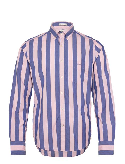 GANT Reg Poplin Parasol Stripe Shirt GANT Pink