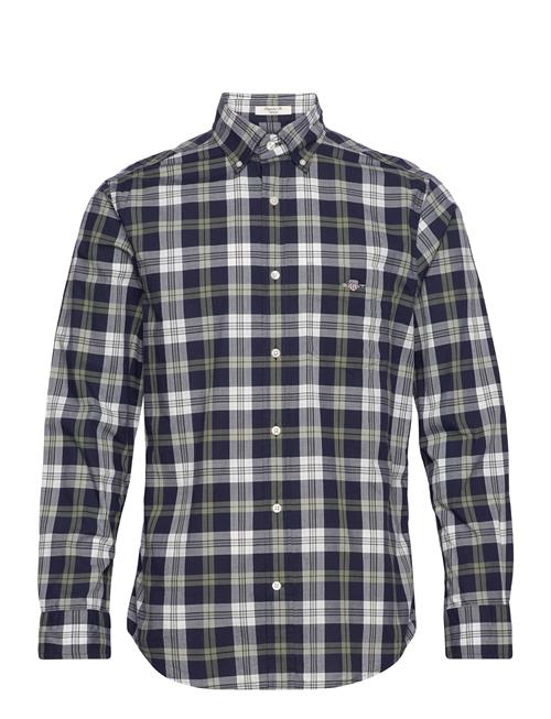 GANT Reg Poplin Check Shirt GANT Black