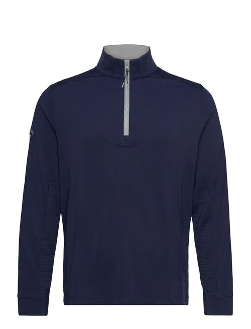 Callaway Mixed Media Pullover Callaway Navy