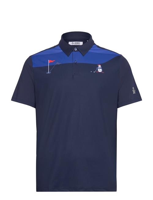 Original Penguin Golf Pete-On-The-Green Novelty Colour Block Polo Original Penguin Golf Navy