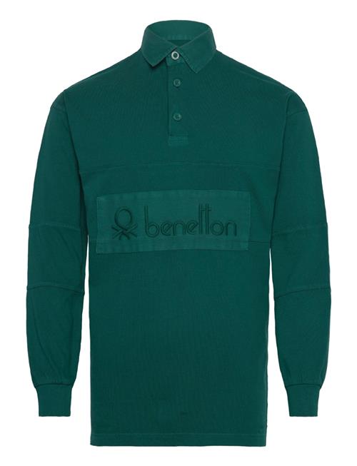 United Colors of Benetton L/S Polo Shirt United Colors Of Benetton Green