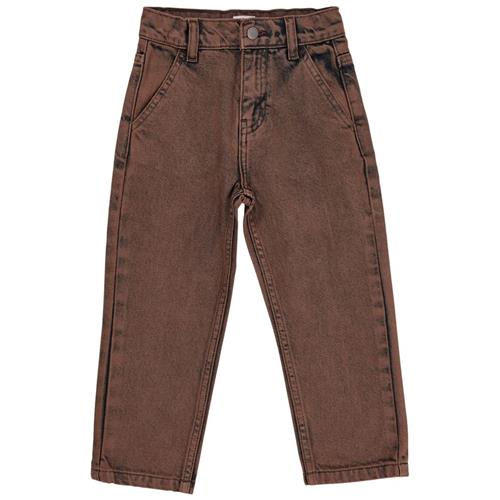 Copenhagen Colors Økologiske Junior Jeans Dark Brown Dyed | Brun | 122 cm