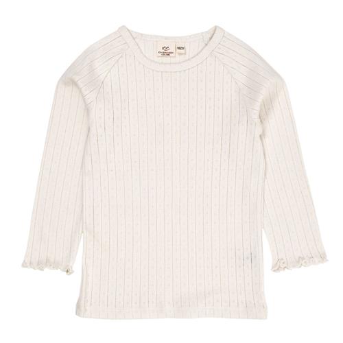 Copenhagen Colors Pointelle Junior LS Tee Cream |  | 80 cm