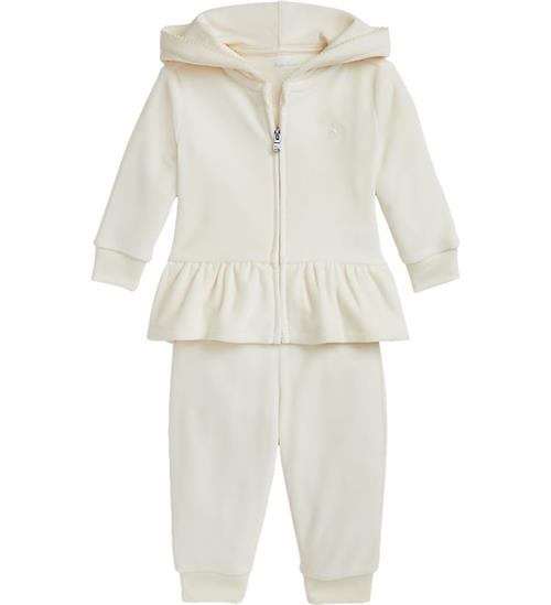 Se Polo Ralph Lauren Polo Ralph Lauren Cardigan/Bukser - Esate Cream ved KidsWorld