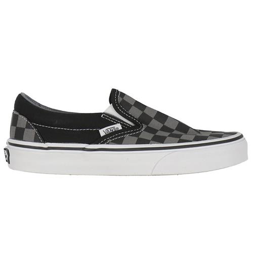 Se Vans Vans Sko - Classic Slip-On - Sort/Pewter Checkerboard ved KidsWorld