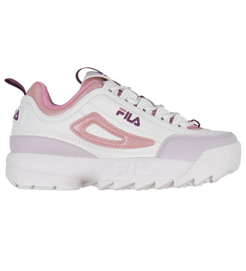 Se Fila Fila Sko - Distruptor F - White/Moonlite Mauve ved KidsWorld