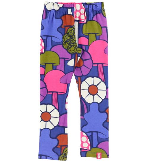 Se DanefÃ¦ Leggings - Danecheer - Deep Blue Mykologi ved KidsWorld