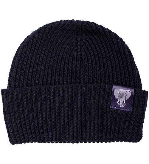 Se DYR DYR-Cph Hue - Dyrland Cotton Beanie - Dark Navy ved KidsWorld