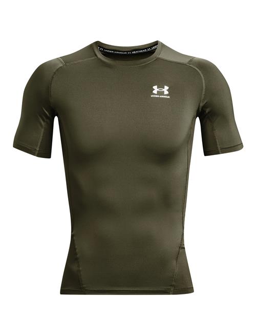 Se Under Armour Ua Hg Armour Comp Ss Under Armour Khaki ved Booztlet