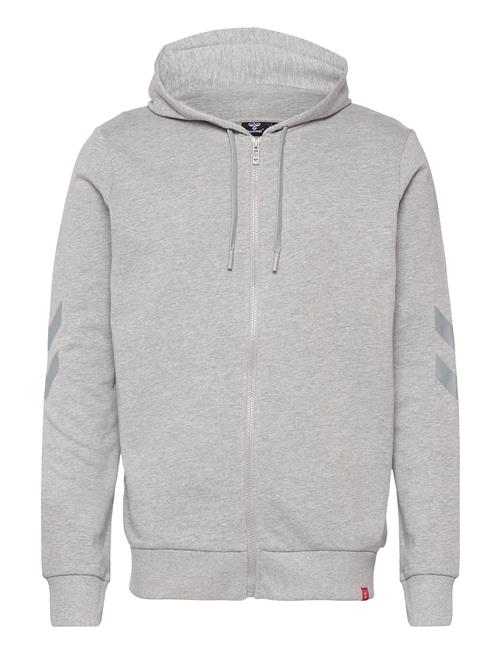 Se Hummel Hmllegacy Zip Hoodie Hummel Grey ved Booztlet