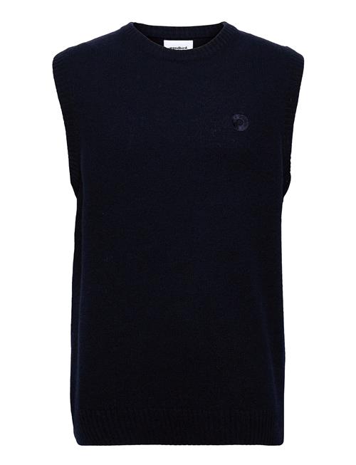 Woodbird Karl Wool Vest Woodbird Navy