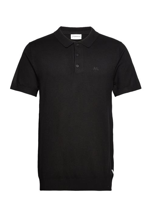 Se Lindbergh S/S Polo Knit Lindbergh Black ved Booztlet