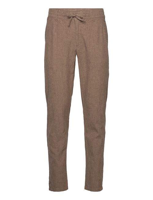 Se Lindbergh Linen Pants Lindbergh Brown ved Booztlet