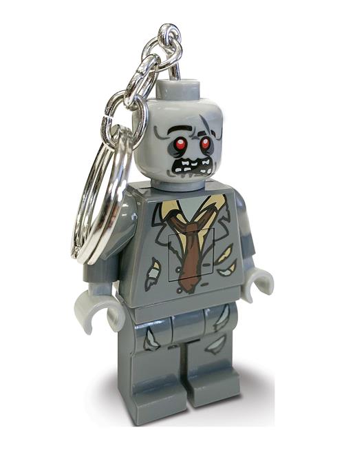 Se Euromic Lego Iconic, Zombie Key Chain W/Led Light, H Euromic Grey ved Booztlet