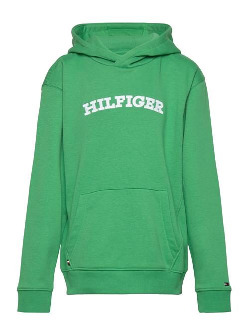 Se Tommy Hilfiger Hilfiger Arched Hoodie Tommy Hilfiger Green ved Booztlet