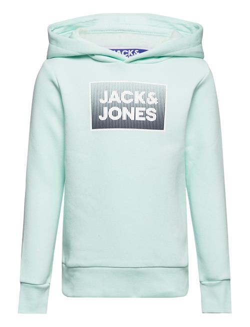 Se Jack & Jones Jjjjsteel Sweat Hoodsteel Sweat Hood Jnr Jack & J S Blue ved Booztlet