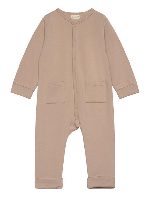 Fixoni Romper Ls Sweat Fixoni Beige