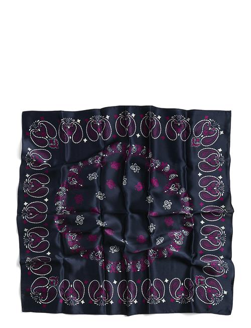 Pieces Pcninna Small Silk Scarf Fp Pieces Navy