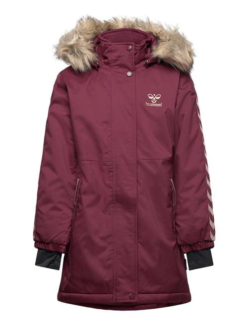 Hmlleaf Tex Coat Hummel Burgundy