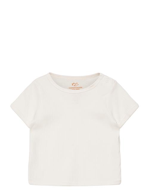 Copenhagen Colors Rib Jersey T-Shirt Copenhagen Colors Cream