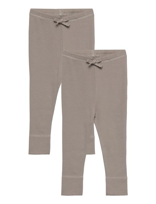 Copenhagen Colors 2 Pack Rib Jersey Leggings Copenhagen Colors Grey