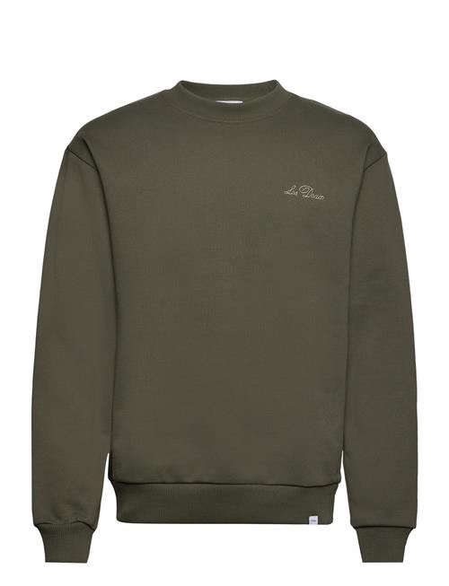 Se Les Deux Crew Sweatshirt Les Deux Khaki ved Booztlet