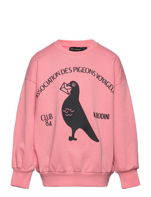 Se Mini Rodini Pigeons Emb Sweatshirt Mini Rodini Pink ved Booztlet