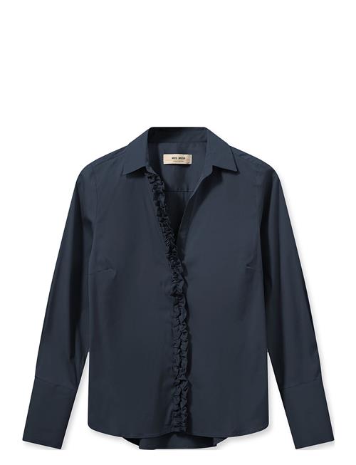 MOS MOSH Mmsybel Satin Shirt MOS MOSH Navy