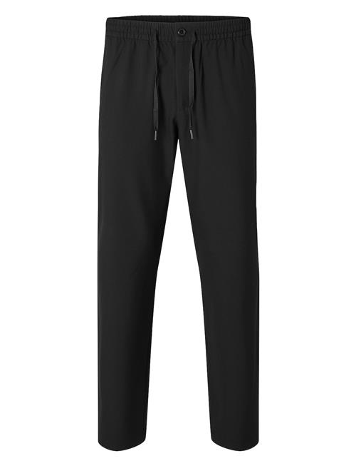 Slh196-Straight Robert String Pant Noos Selected Homme Black