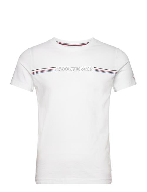 Tommy Hilfiger Stripe Chest Tee Tommy Hilfiger White