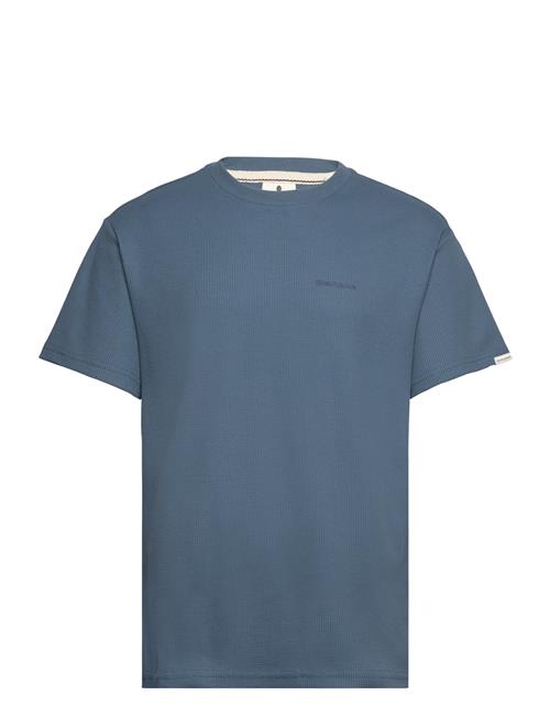 Akkikki S/S Waffle Tee Anerkjendt Blue