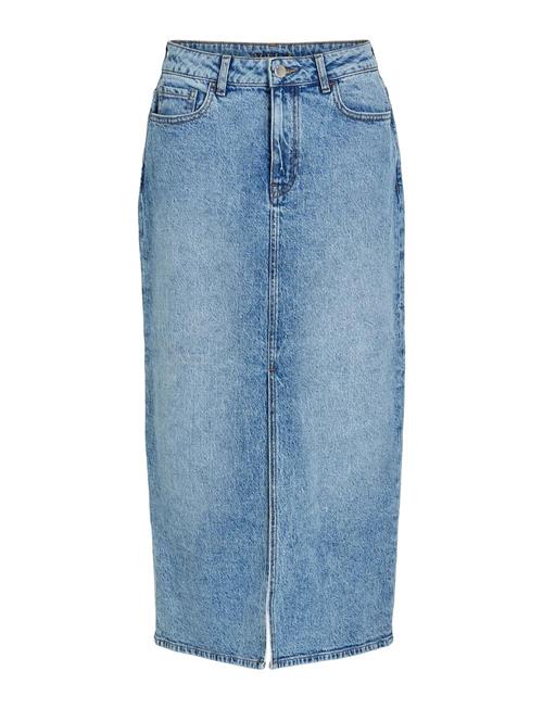 Vila Vipia New Hw Midi Denim Skirt Jaf Lbd/Lc Vila Blue