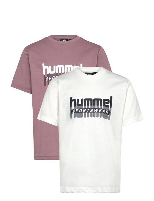 Hummel Hmltukas T-Shirt S/S 2-Pack Hummel Patterned