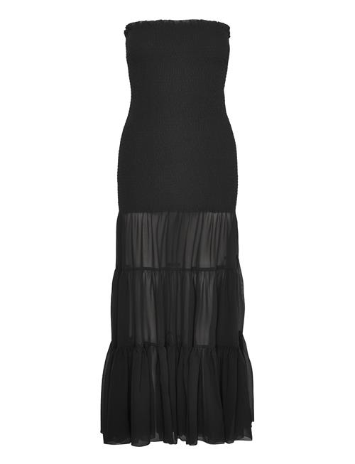 Se ROTATE Birger Christensen Chiffon Strapless Dress ROTATE Birger Christensen Black ved Booztlet