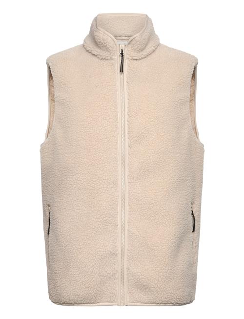 Se Lindbergh Fleece Gilet Lindbergh Cream ved Booztlet