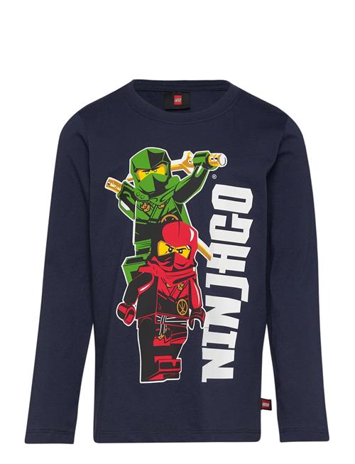 Se LEGO kidswear Lwtano 607 - T-Shirt L/S LEGO Kidswear Navy ved Booztlet