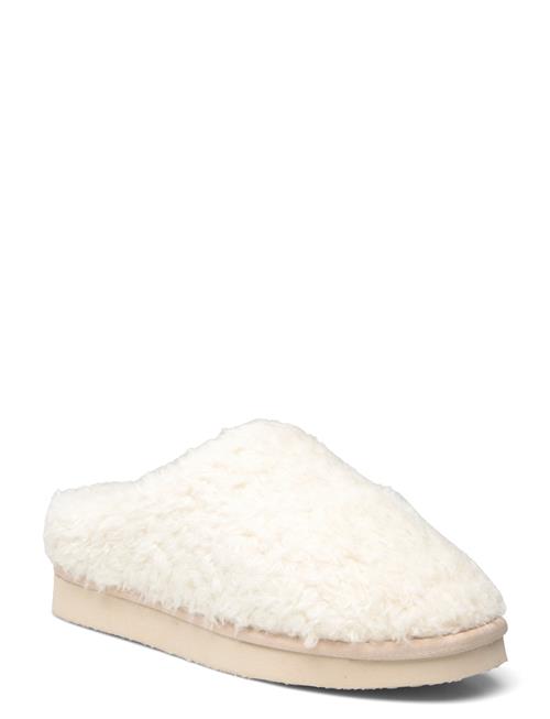 Se Bianco Biasweetie Slip In Faux Shearling Bianco Cream ved Booztlet