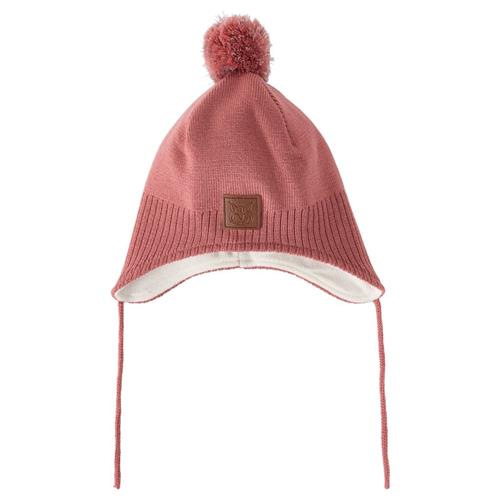 Kuling Narvik Helmet Beanie Burnt med Fleecefor Burnt Pink | Lyserød | 52/54 cm