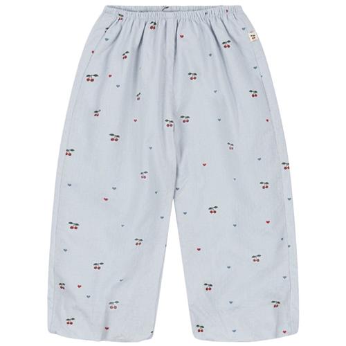 Se Konges Sløjd Evia Pants Gots - Cherry Blue Coeur | Lyserød | 3 years ved Babyshop