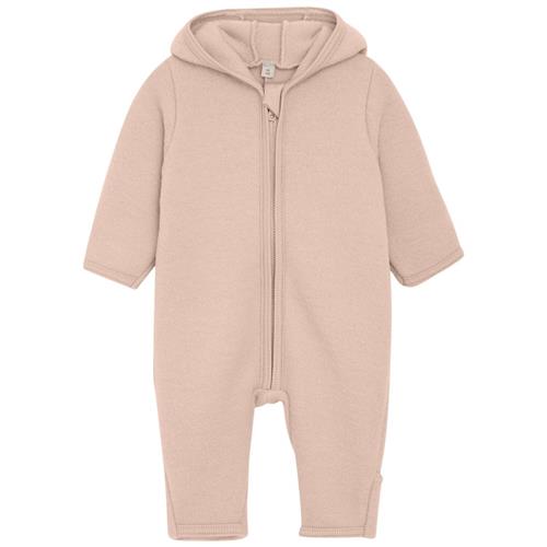 Huttelihut Pram Suit Wool Fleece (M) Mahogany Rose | Lyserød | 98 cm