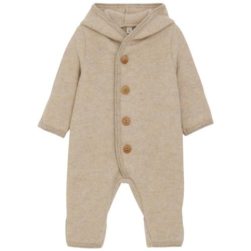 Se Huttelihut Barnevognsdragt Pixie Uld Camel Melange | Brun | 104 cm ved Babyshop