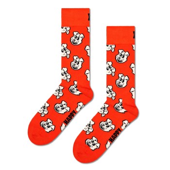 Happy socks Strømper 3P Doggo Sock Orange Str 41/46