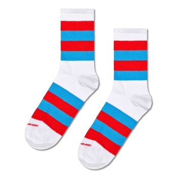 Happy socks Strømper 2P Stripe It Crew Sock Stribet Str 41/46