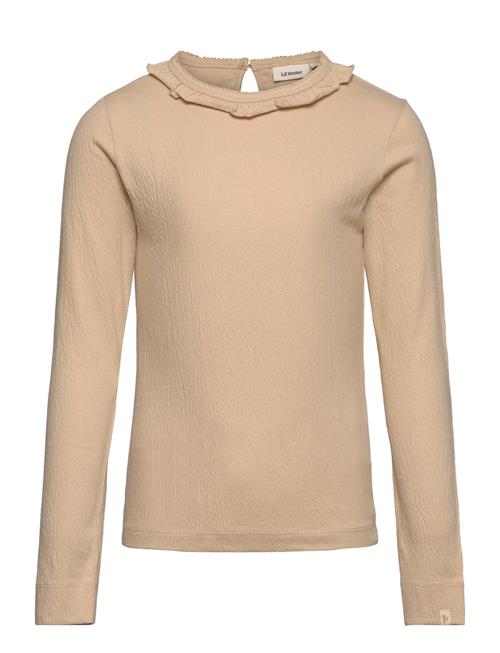 Lil'Atelier Nmfnalo Bea Ls Slim Top Lil Lil'Atelier Beige