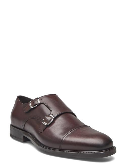 Mango Leather Suit Shoes Mango Brown